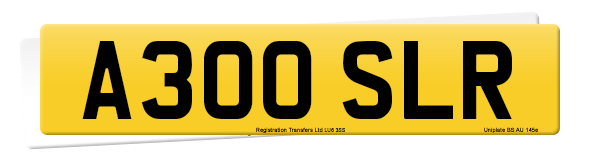 Registration number A300 SLR
